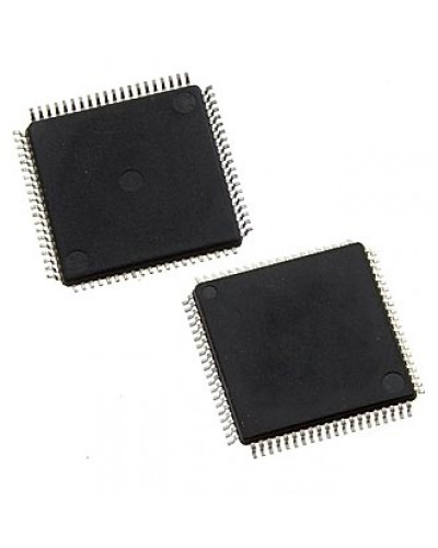 LPC1758FBD80,551, Микроконтроллер NXP 32-бит ядро ARM Cortex-M3, 100 МГц, 512кБ Flash,  64кБ ОЗУ, 6кан12разр.АЦП,10разр.ЦАП, USB2.0, Ethernet, 2xCAN, 4xUART, SPI, I2C, 3-ф ШИМ,  8канПДП, RTC, корпус LQFP-80