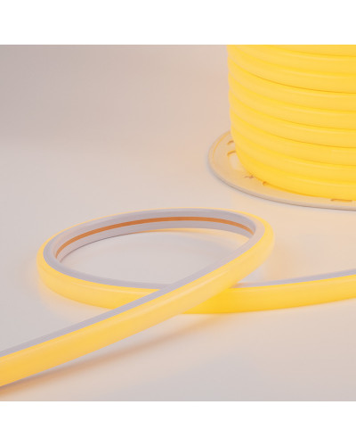 Гибкий неон LED SMD, форма – D, 16х16 мм, желтый, 144 LED/м, бухта 50 м
