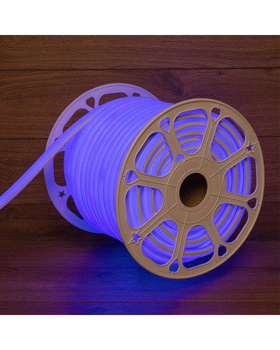 Гибкий неон LED SMD, форма – D, 16х16 мм, синий, 144 LED/м, бухта 50 м