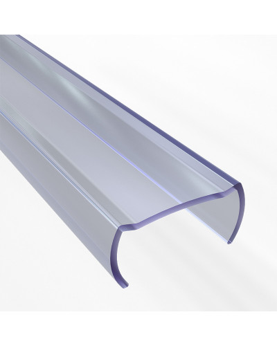Короб пластиковый для гибкого неона формы D (16х16 мм), длина 1 метр