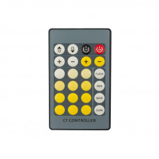 LED контроллер для светодиодной ленты White Mix 12/24 В, 72/144 Вт, 24 кнопки  (IR)