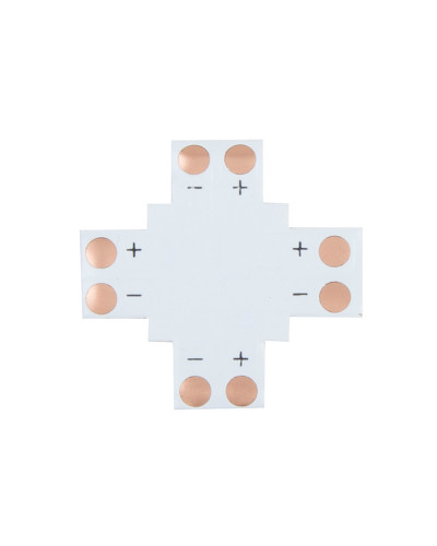 Плата соединительная (X) для одноцветных светодиодных лент шириной 8 мм LAMPER