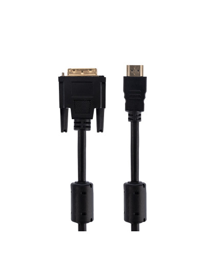 Шнур HDMI - DVI-D, 7м, Gold, с фильтрами REXANT