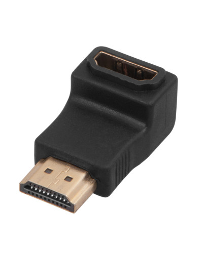 Переходник штекер HDMI - гнездо HDMI, угловой REXANT