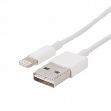 Кабель USB-A – Lightning для Apple, 2,4А, 1м, ПВХ, белый REXANT