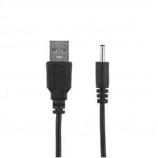 Кабель USB штекер - DC разъем питание 1,4х3,4 мм, спираль 1,5 метра REXANT