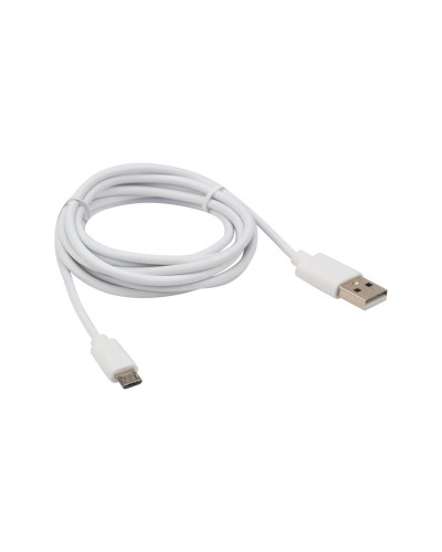 Кабель USB-micro USB/PVC/white/1,8m/REXANT