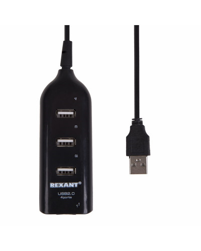 Разветвитель USB 2.0 на 4 порта REXANT