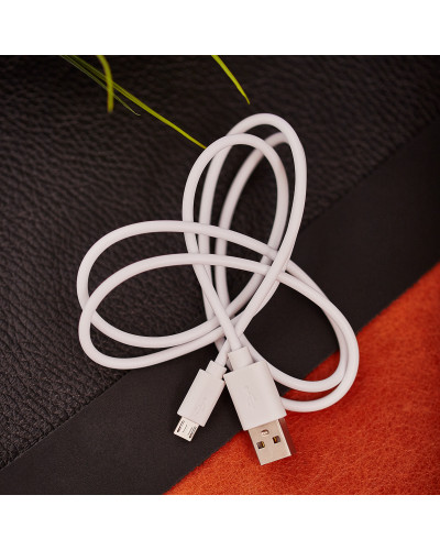 Кабель USB-micro USB/PVC/white/1m/REXANT
