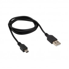 Кабель USB-mini USB/PVC/black/1m/REXANT