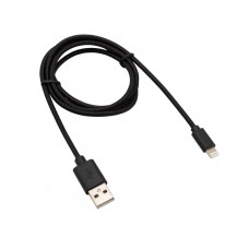 Кабель REXANT USB-Lightning 1 м, черная нейлоновая оплетка