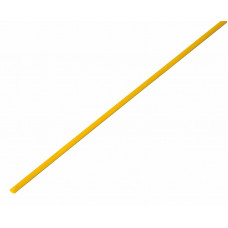 Трубка термоусаживаемая ТУТ нг 1,0/0,5мм, желтая, упаковка 50 шт. по 1м REXANT
