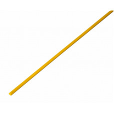 Трубка термоусаживаемая ТУТ нг 1,5/0,75мм, желтая, упаковка 50 шт. по 1м REXANT