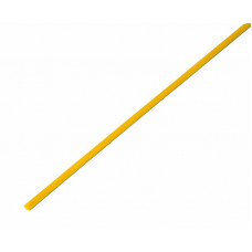 Трубка термоусаживаемая ТУТ нг 2,5/1,25мм, желтая, упаковка 50 шт. по 1м REXANT