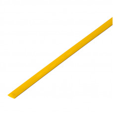 Трубка термоусаживаемая ТУТ нг 3,5/1,75мм, желтая, упаковка 50 шт. по 1м REXANT
