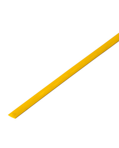Трубка термоусаживаемая ТУТ нг 3,5/1,75мм, желтая, упаковка 50 шт. по 1м REXANT