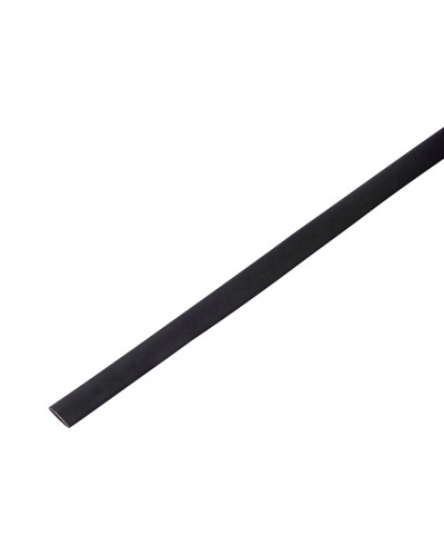 Трубка термоусаживаемая ТУТ нг 6,0/3,0мм, черная, упаковка 50 шт. по 1м REXANT