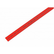 Трубка термоусаживаемая ТУТ нг 12,0/6,0мм, красная, упаковка 50 шт. по 1м REXANT