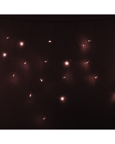 Гирлянда светодиодная Бахрома (Айсикл), 4,8х0,6м, 176 LED ЗОЛОТОЙ, прозрачный ПВХ, IP65, постоянное свечение, 230В NEON-NIGHT