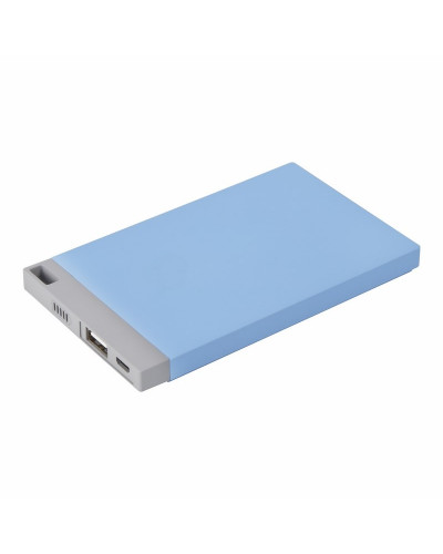Портативное зарядное устройство Power Bank 4000 mAh USB голубое PROCONNECT
