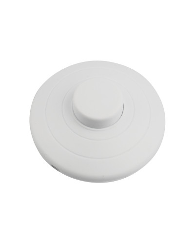 Выключатель-кнопка 250V 2А ON-OFF белый (напольный - для лампы) REXANT