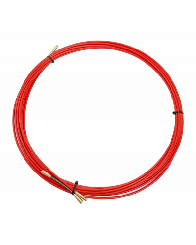 Протяжка кабельная (мини УЗК в бухте), стеклопруток, d=3,5мм, 10м, красная REXANT