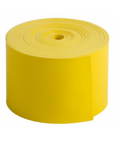 Термоусаживаемая лента с клеевым слоем REXANT 50 мм х 0,8 мм, желтая, ролик 5 м, ТЛ-0,8