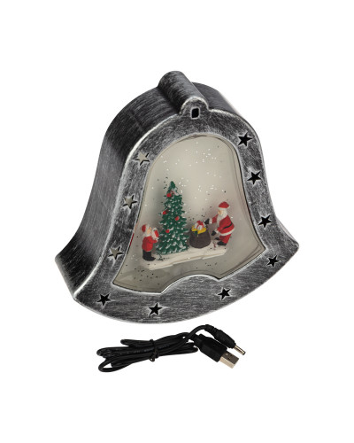Декоративный светильник Колокольчик с эффектом снегопада NEON-NIGHT