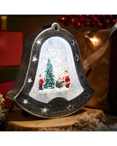 Декоративный светильник Колокольчик с эффектом снегопада NEON-NIGHT