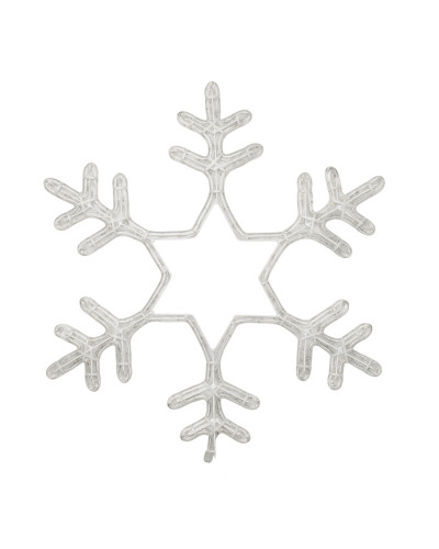 Фигура световая Снежинка цвет белый, размер 55x55 см, мерцающая NEON-NIGHT