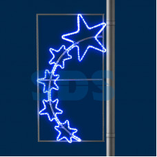 Декоративная консоль Пять звезд 150 см синяя