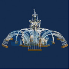 Декоративный фонтан Каскад 500 см (перед отгрузкой уточнить транспортировочные данные)