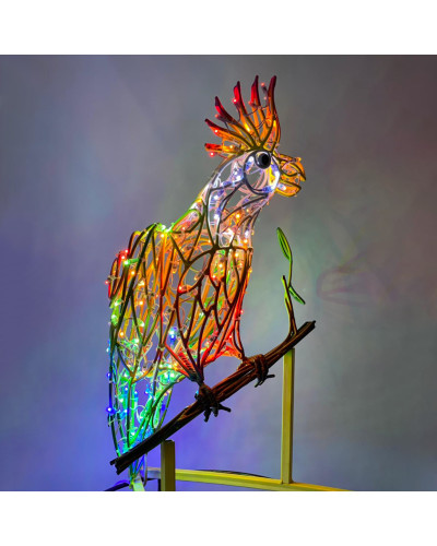 Декоративная 3D Попугай 50 см