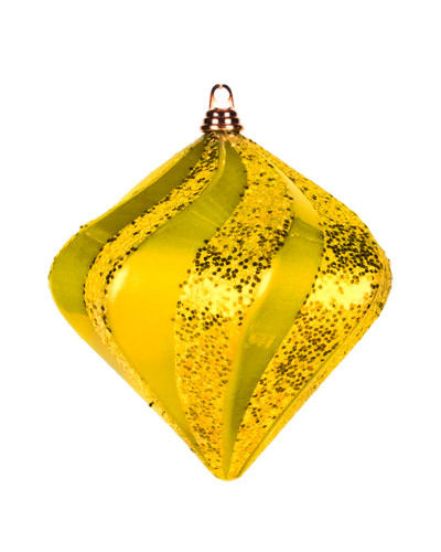 Елочная фигура Алмаз, 15 см, цвет золотой