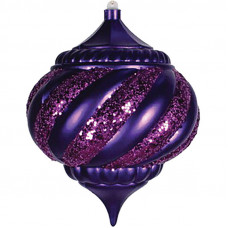 Елочная фигура Лампа, 20 см, цвет фиолетовый