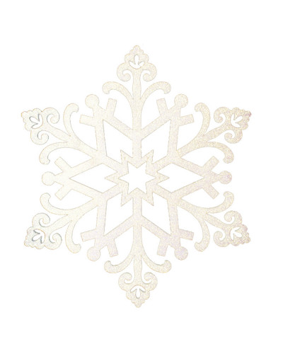 Елочная фигура Снежинка Снегурочка, 81 см, цвет шампань