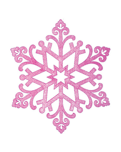 Елочная фигура Снежинка Снегурочка, 82 см, цвет фиолетовый