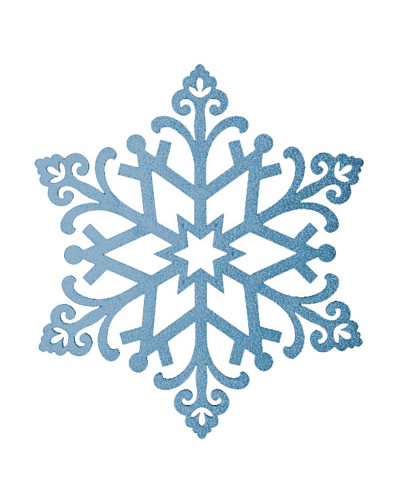 Елочная фигура Снежинка Снегурочка, 81 см, цвет голубой