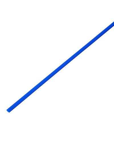 Трубка термоусаживаемая ТУТ 2,0/1,0мм, синяя, упаковка 50 шт. по 1м, PROconnect