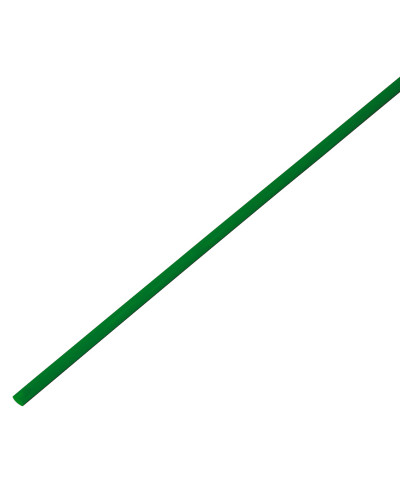 Трубка термоусаживаемая ТУТ 3,0/1,5мм, зеленая, упаковка 50 шт. по 1м, PROconnect