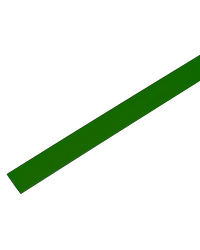 Трубка термоусаживаемая ТУТ 6,0/3,0мм, зеленая, упаковка 50 шт. по 1м, PROconnect