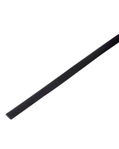 Трубка термоусаживаемая ТУТ 6,0/3,0мм, черная, упаковка 50 шт. по 1м, PROconnect