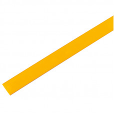 Трубка термоусаживаемая ТУТ 8,0/4,0мм, желтая, упаковка 50 шт. по 1м, PROconnect