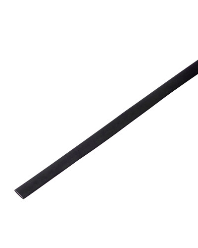Трубка термоусаживаемая ТУТ 10,0/5,0мм, черная, упаковка 50 шт. по 1м, PROconnect