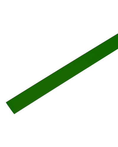 Трубка термоусаживаемая ТУТ 12,0/6,0мм, зеленая, упаковка 50 шт. по 1м, PROconnect