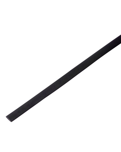 Трубка термоусаживаемая ТУТ 12,0/6,0мм, черная, упаковка 50 шт. по 1м, PROconnect