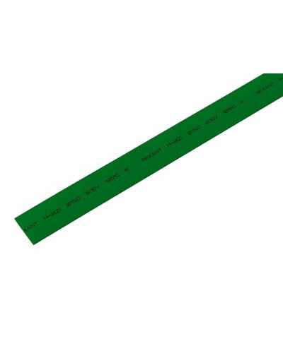 Трубка термоусаживаемая ТУТ 15,0/7,5мм, зеленая, упаковка 50 шт. по 1м, PROconnect