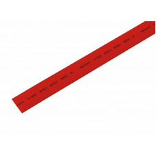 Трубка термоусаживаемая ТУТ 15,0/7,5мм, красная, упаковка 50 шт. по 1м, PROconnect