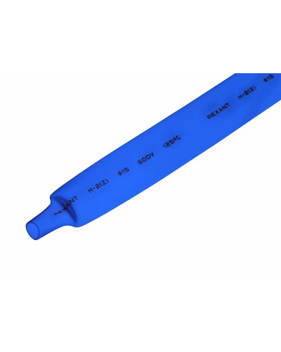 Трубка термоусаживаемая ТУТ 15,0/7,5мм, синяя, упаковка 50 шт. по 1м, PROconnect