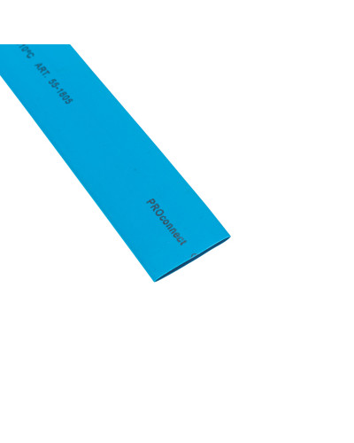 Трубка термоусаживаемая ТУТ 18,0/9,0мм, синяя, упаковка 50 шт. по 1м, PROconnect